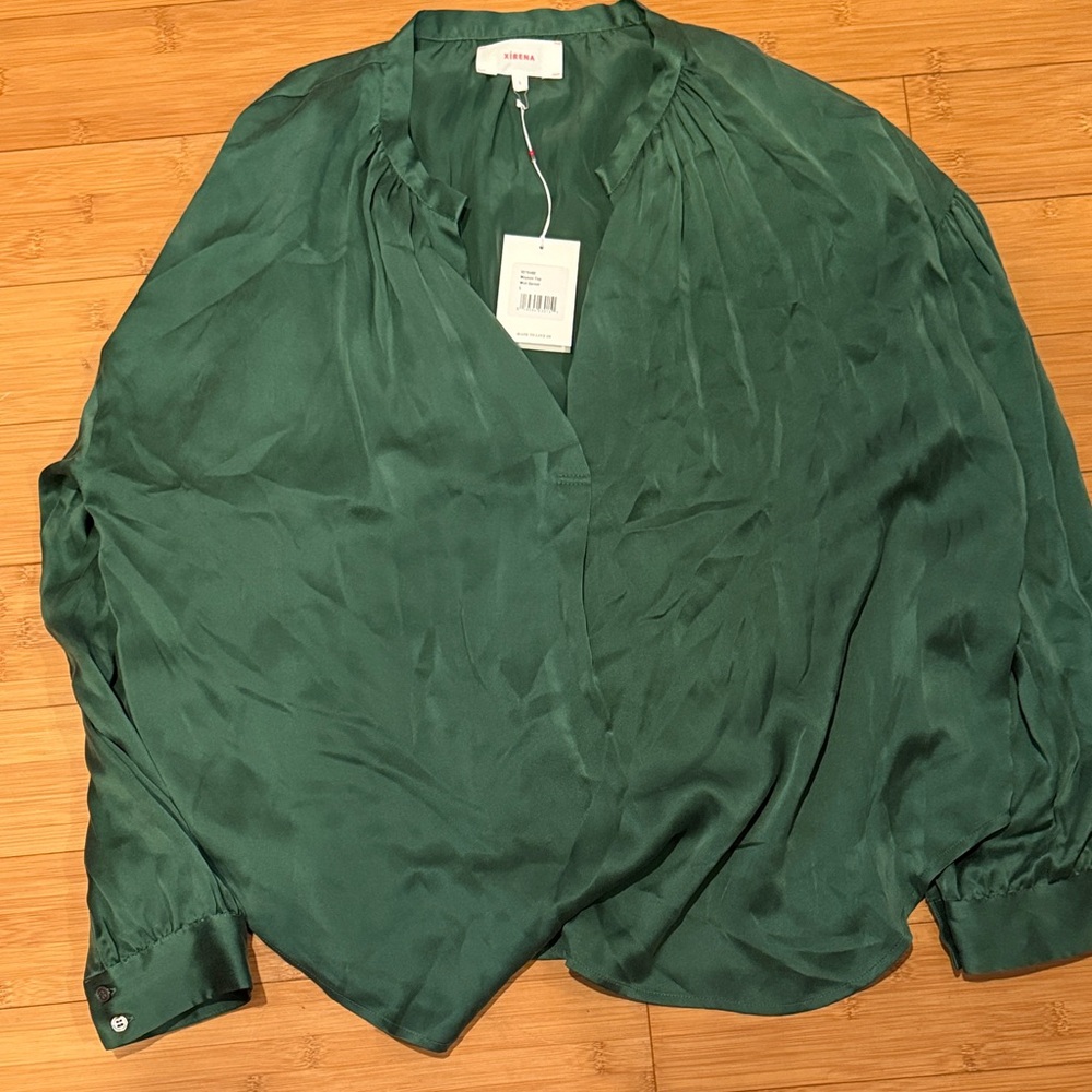 Elegant Xirena Mint Garnet Women's Mayson Top - Picture 6 of 7